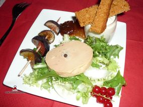 salade et paté